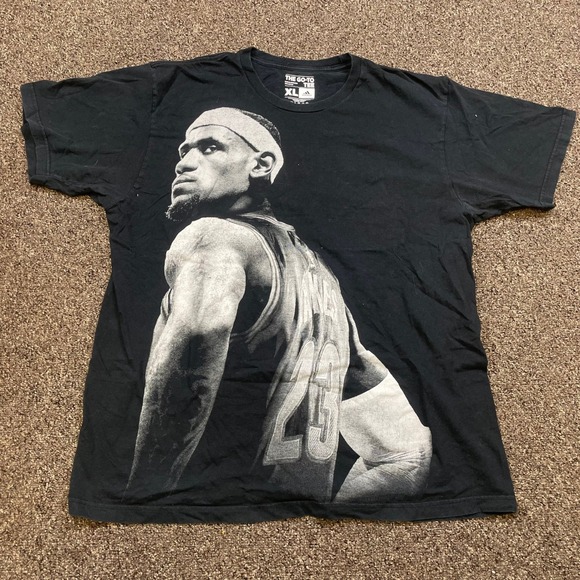 adidas Other - Adidas LeBron James Miami Heat NBA Graphic T-Shirt Black XL The Go-To Tee